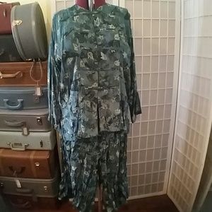 Hand painted boho suit